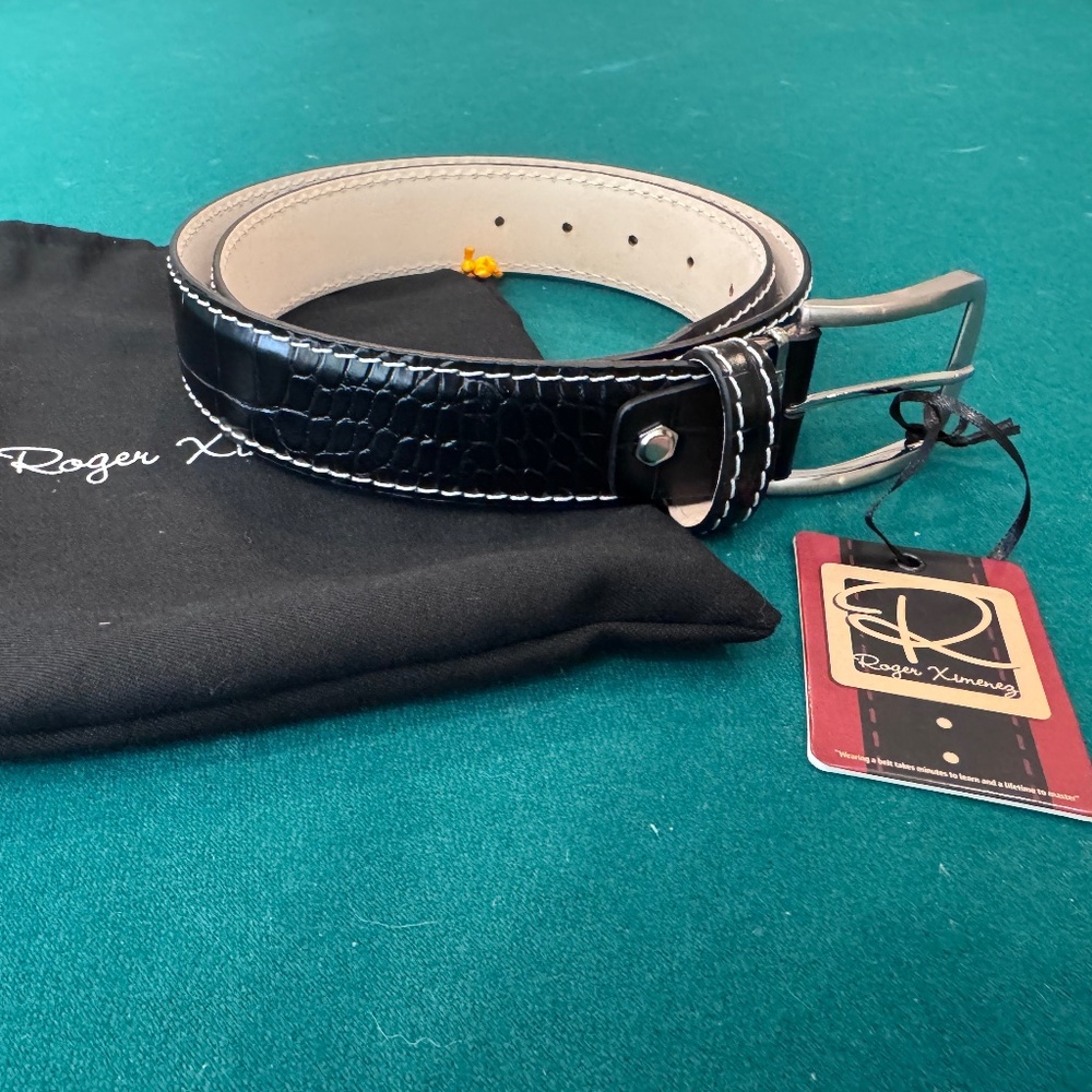 Roger Ximenez Belt New with Tags and Bag